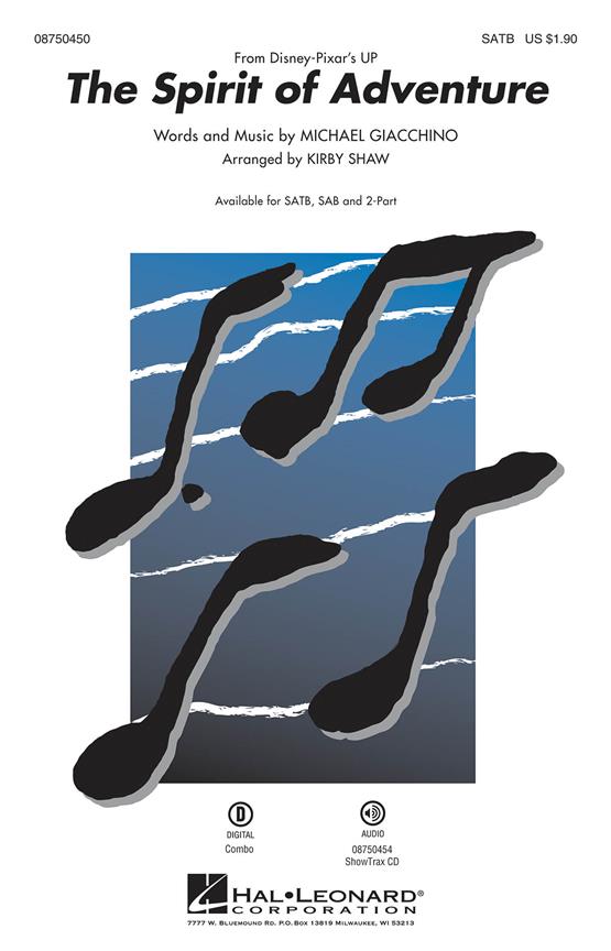 The Spirit Of Adventure (Disney's Up) - SATB